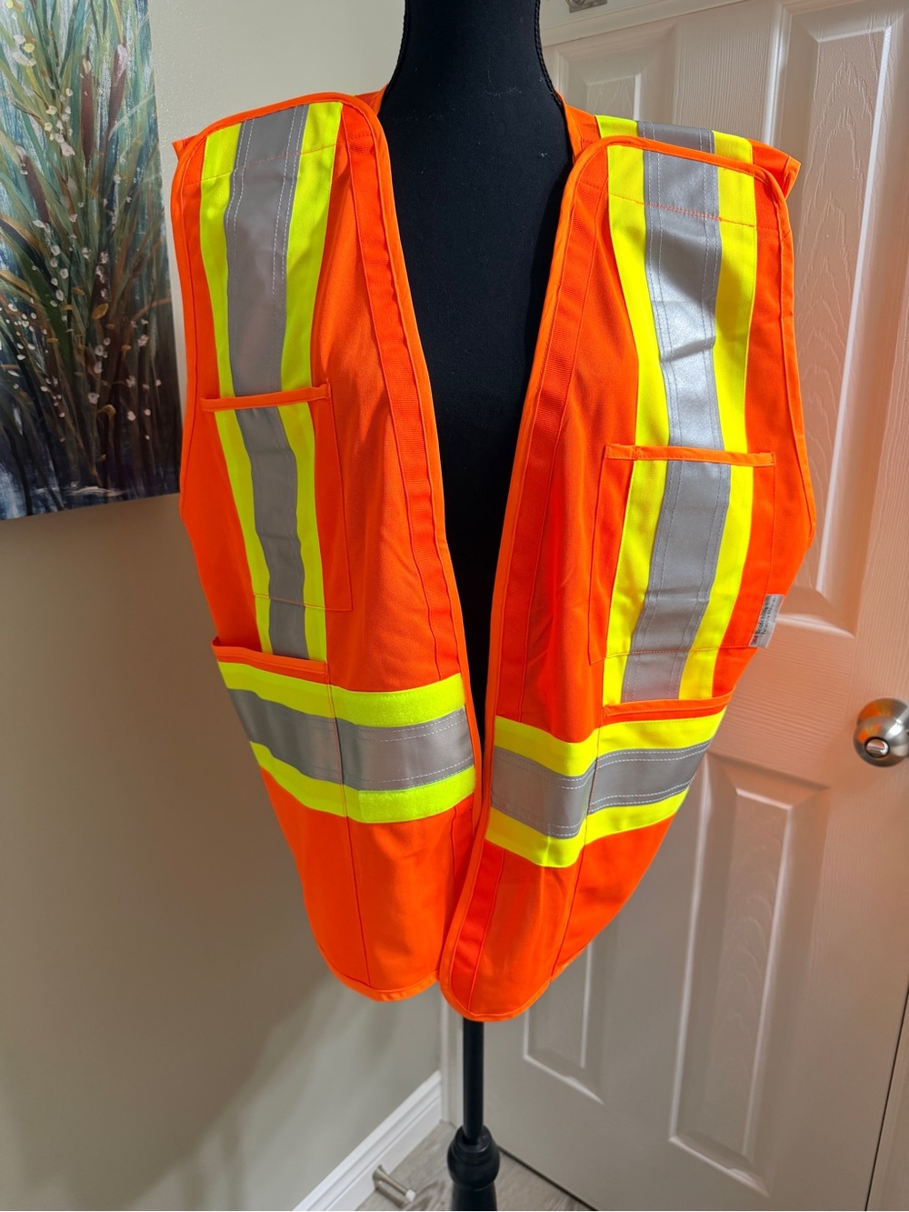 Balsam Hi-Vis Safety Vest L/XL 3M Scotchlite Reflective NWT